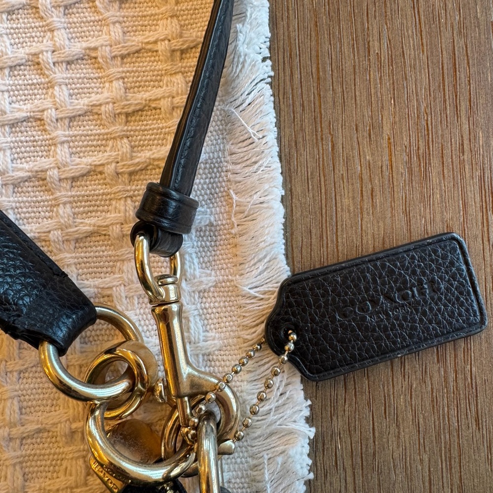 Coach Black Leather Shoulder Bag - Picture 12 of 16